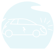 Electric vehicle icon